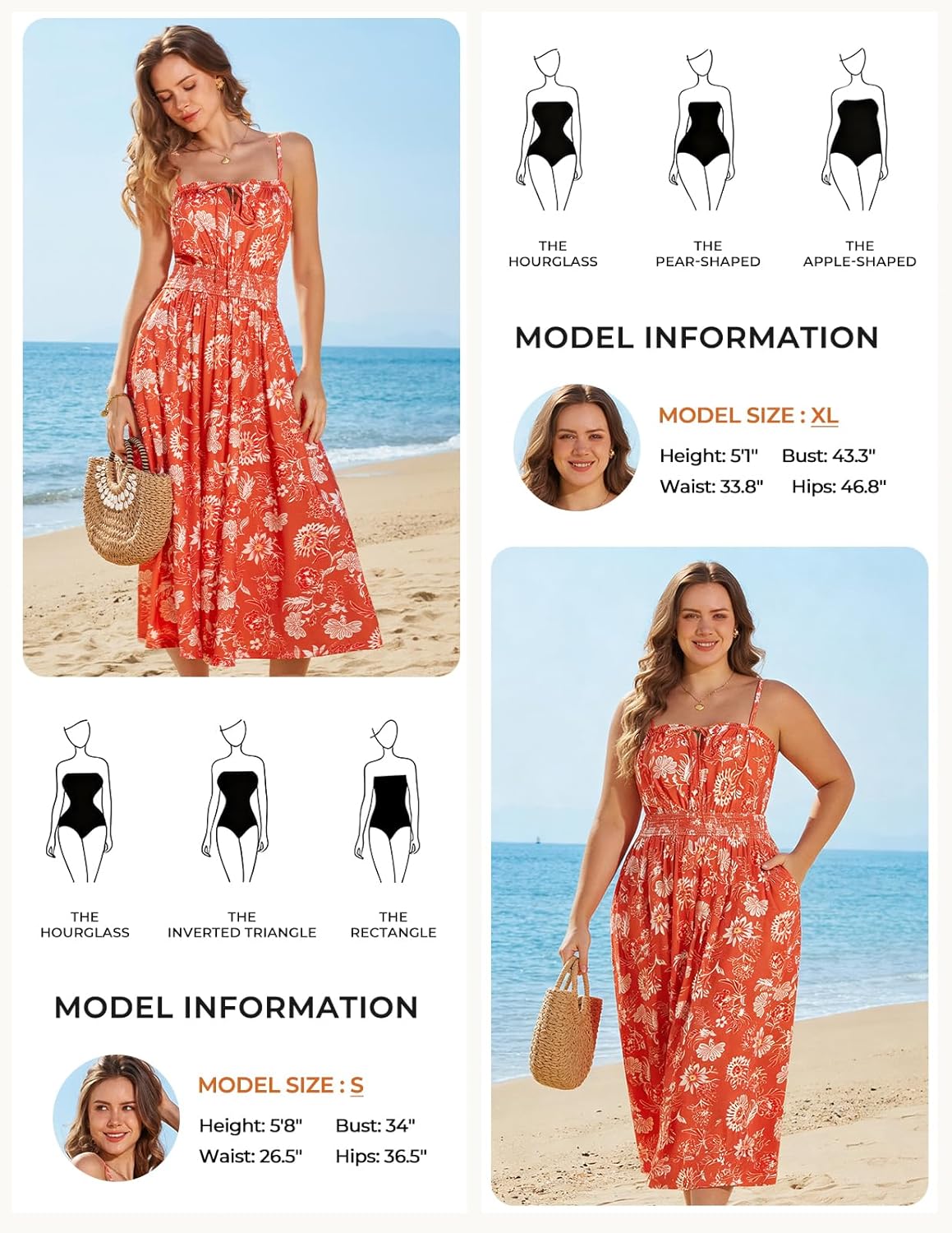 GRACE KARIN Womens Summer Clothes 2026 Boho Floral Maxi Long Dresses Spaghetti Straps Casual Beach Sundress with Pockets - Image 6