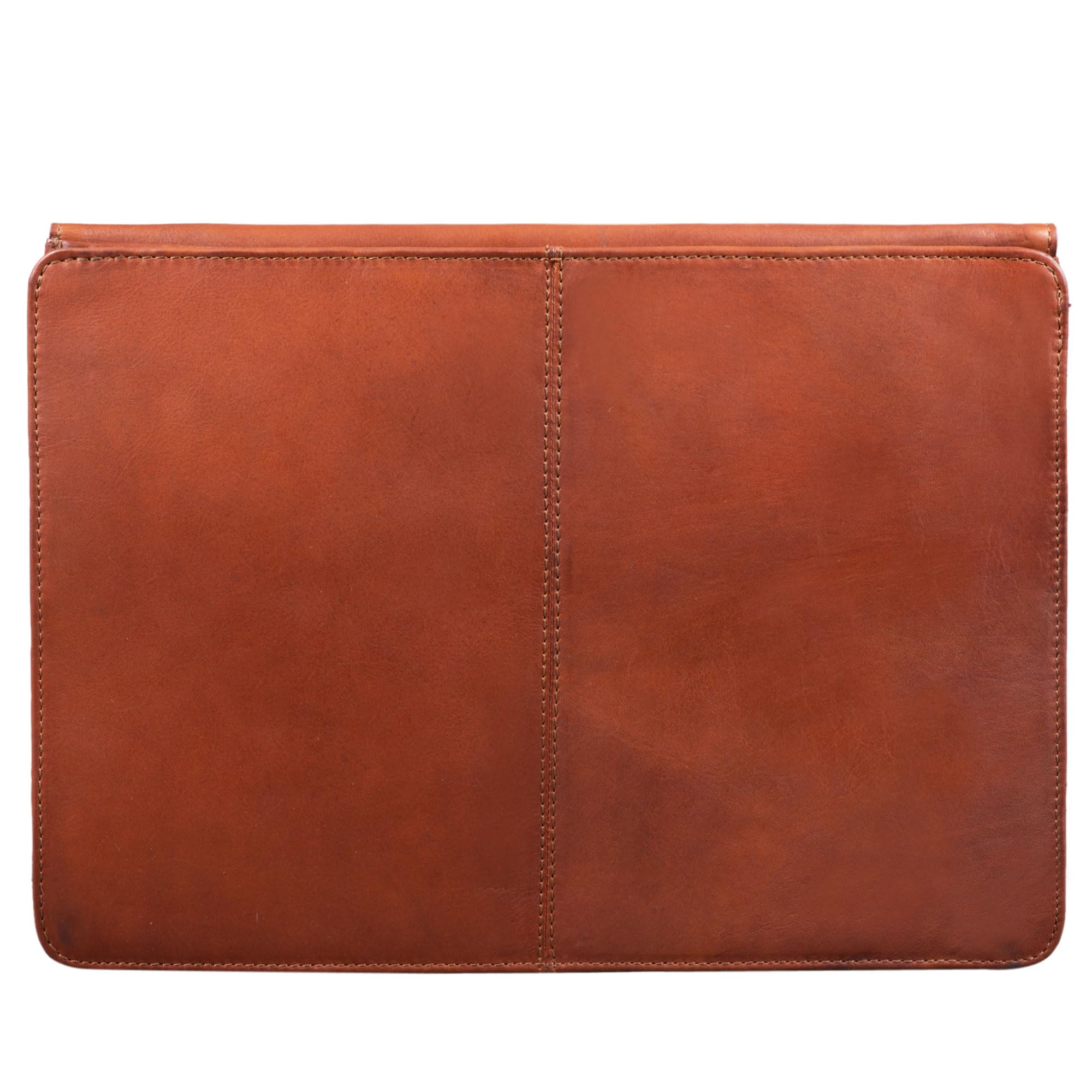 STILORD Clark Notebooktasche für MacBook 13,3 Zoll Laptoptasche für MacBooktasche 14 Zoll Tablettasche Akten-Mappe Konferenzmappe DIN A4 echtes Rindsleder Farbe:Cognac - braun