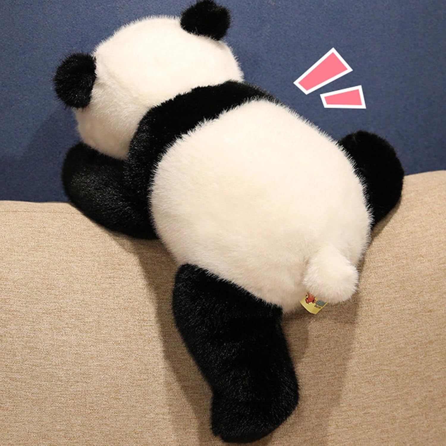 Weighted Stuffed Panda, 25.6 Inch Plush Toy Doll, Pillow, Cute Plushies for Kids, Boys, Girls, Adults - Birthday Gift