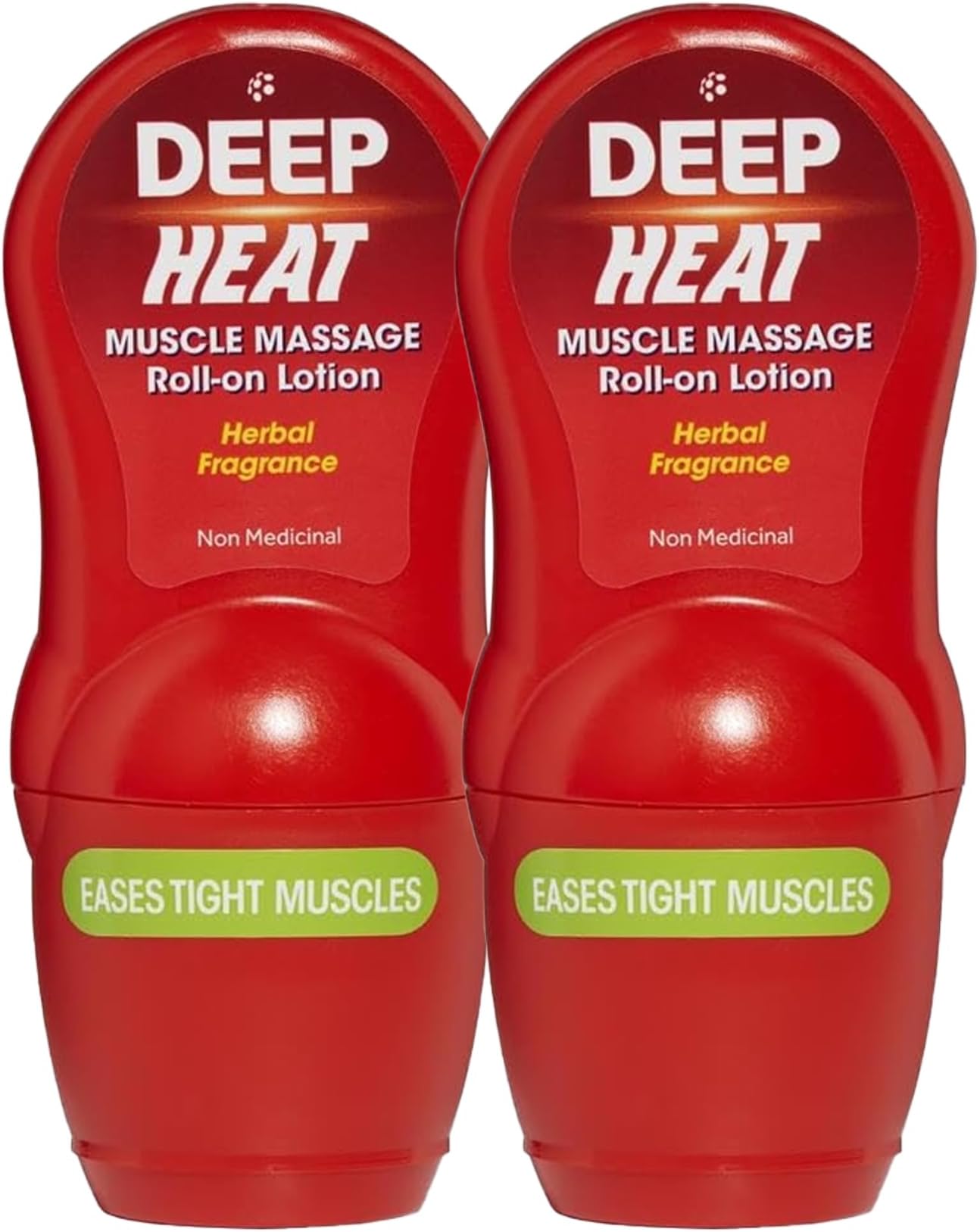 2 x Muscle Massage Roll-on Lotion (Herbal Fragrance)