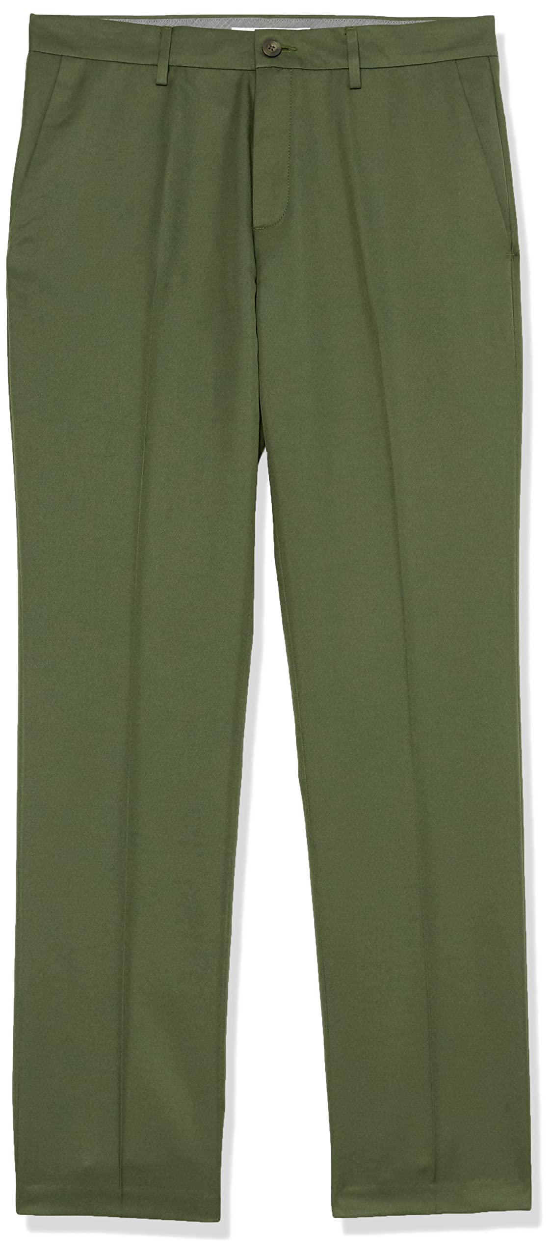 Amazon Essentials Pantaloni da Abito Senza Pinces con Vita Espandibile in Vita e Vestibilità Classica Uomo