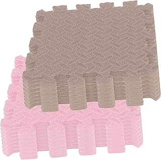 Totority 16 Peças Tapete De Chão De Esponja Intertravado Atividade Playmat Intertravado Almofadas De Chão Tapete De Espuma Tapetes De Chão Para Casa Telhas De Espuma Eva Espuma Tapete De