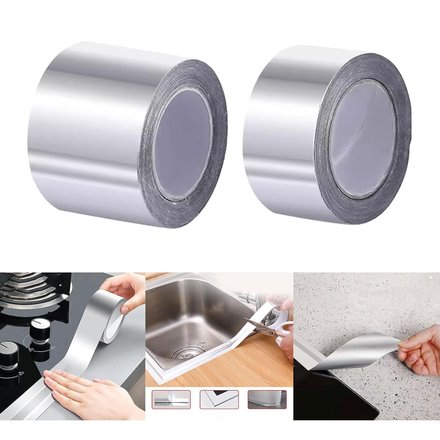MERISHOPP® Kitchen Accessories Waterproof Caulk Strip Tape for Toilet Bathtubs Bathroom 4.8Cm|Home & Garden|Kitchen Dining & Bar|Kitchen Tools & Gadgets|Other Kitchen Tools & Gadgets