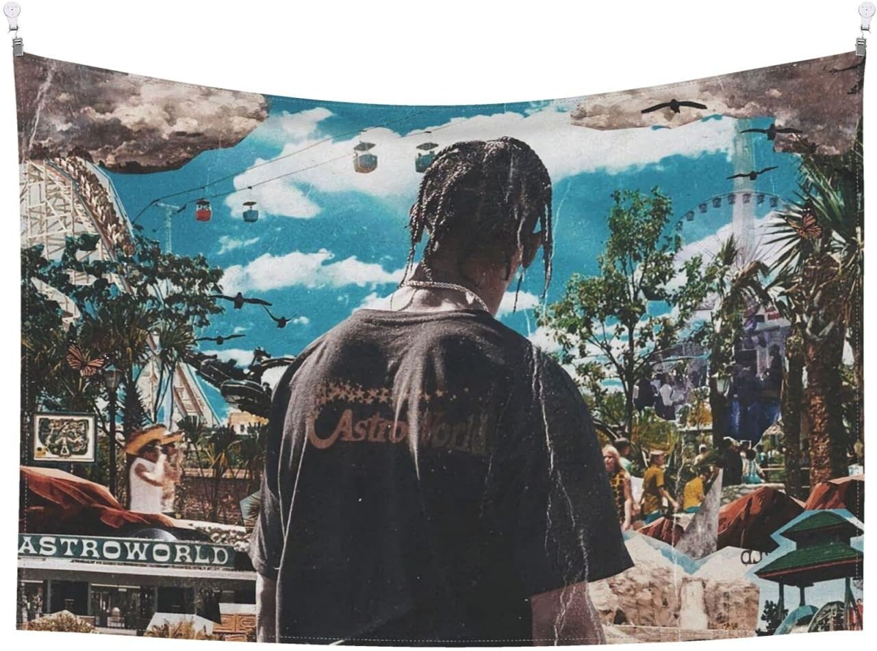 Travis Scott Astroworld Album Astroworld Tapestry Amazon Banner