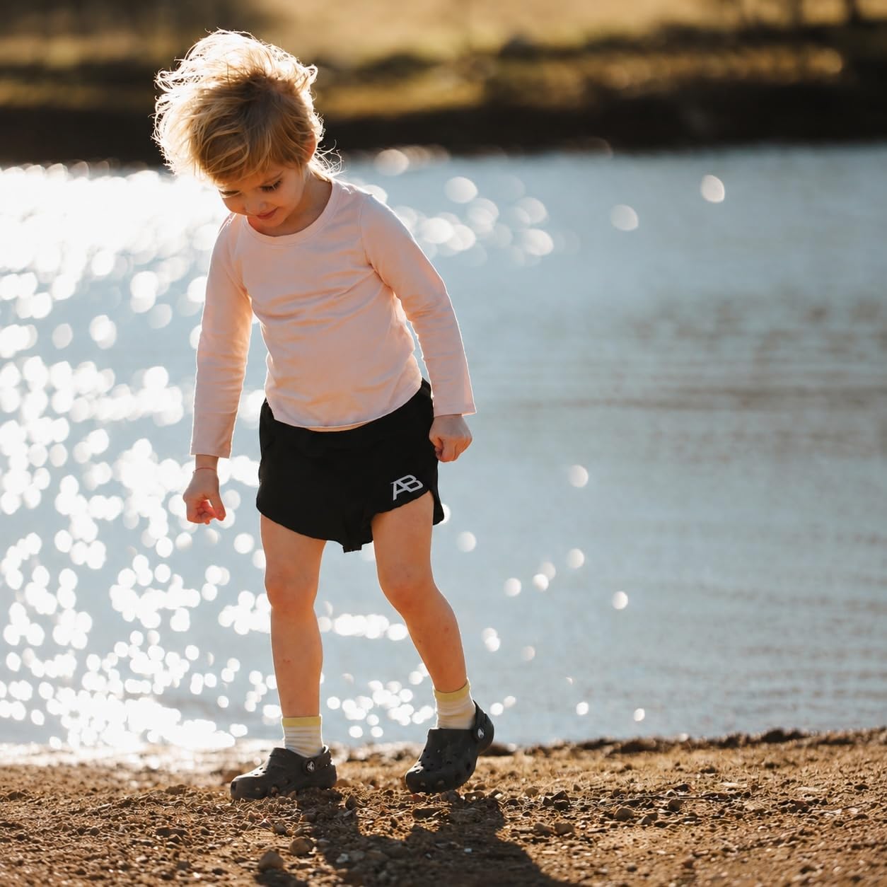 Active Baby Toddler Girls Athletic Shorts – Lightweight Breathable Running Shorts for Play, Sports, Dance & Gymnastics