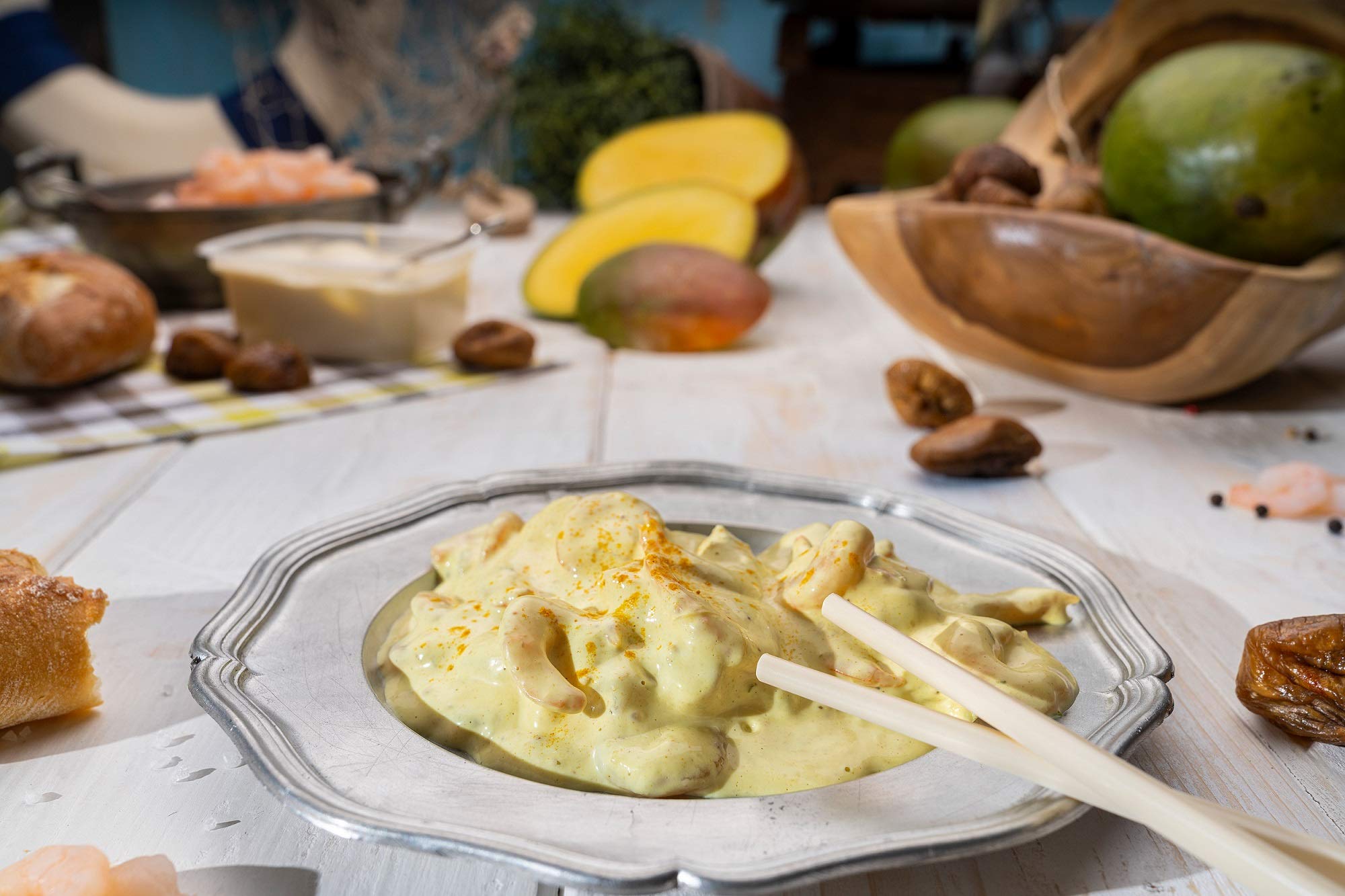 Klaassen Thai-Lemon Garnelensalat, in Handarbeit hergestellt, fruchtiges Thai-Gewürz, mit Zitronengras und Limetten, 1000g
