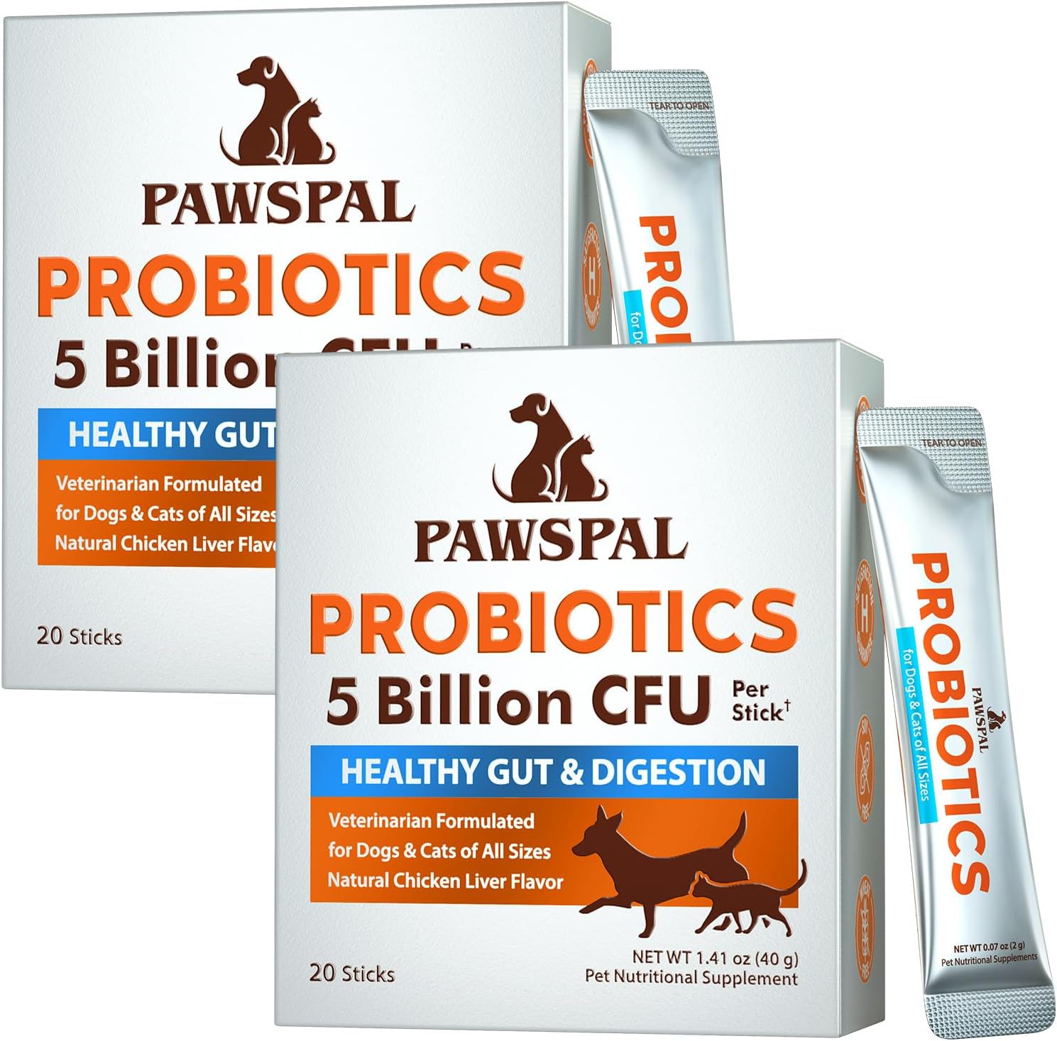 Under the Weather Pet Probiotics Powder for Cats Vet