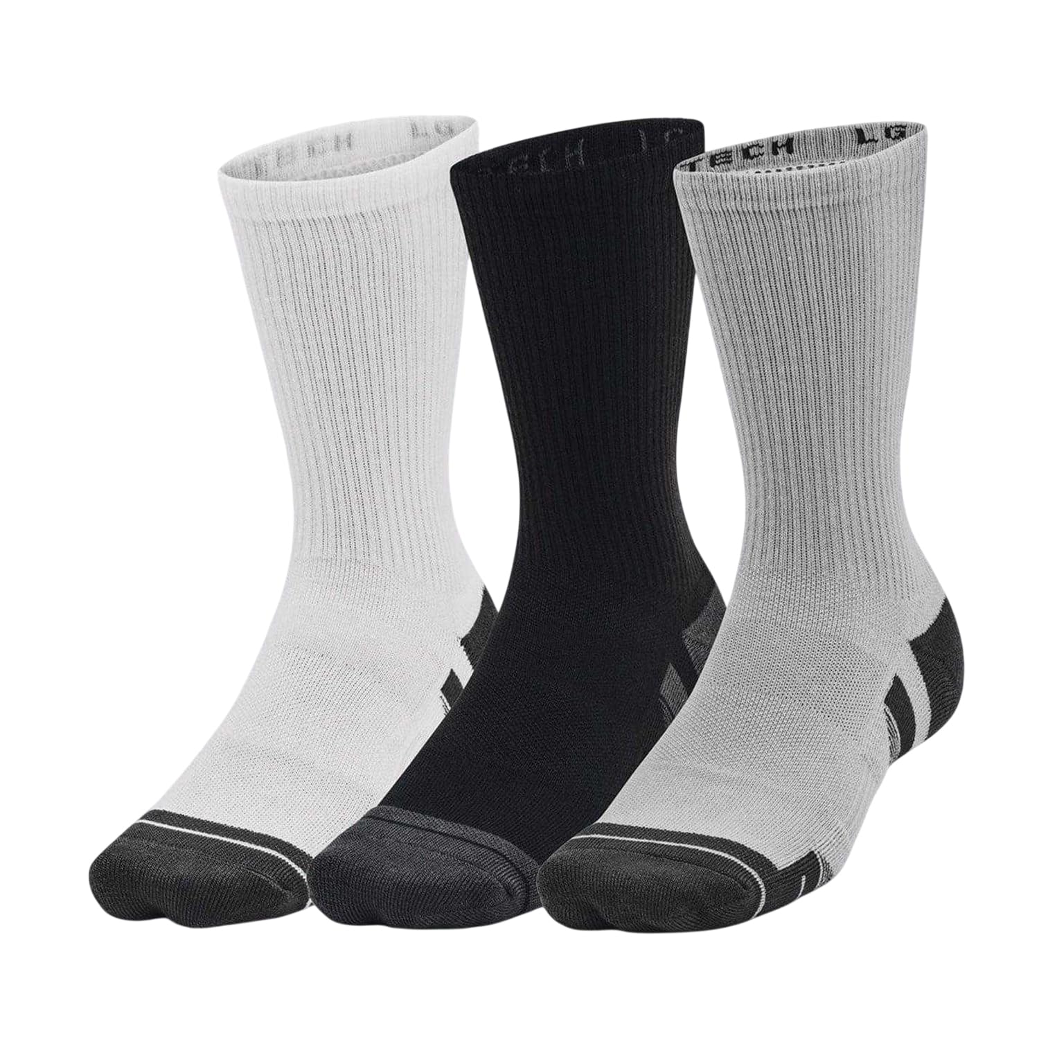 Under Armour New UA Perf Tech 3pk Crew