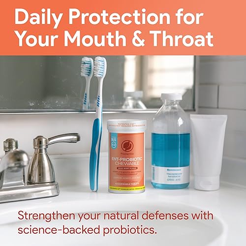 Miniatura 5 de Probiótico ENT - Fórmula probiótica completa para boca y garganta para apoyo avanzado de la salud oral, respiratoria y otorrinolaringológica, 60