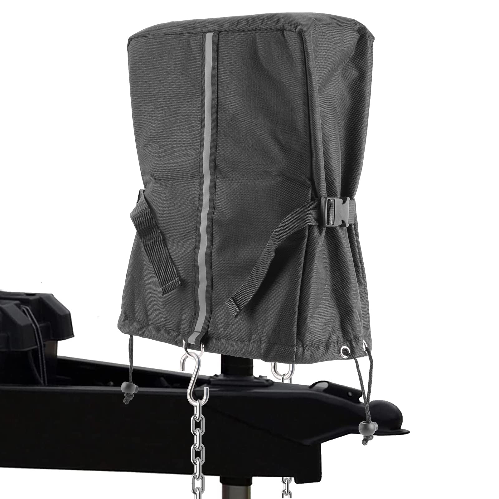 WTNYOU Electric Jack Cover, 600D Oxford Fabric Waterproof RV Electric Tongue Jack Protective Cover - Travel Trailer Accessories for Outside Protection