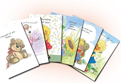 Amazon Com Suzy S Zoo Assorted Friendship Greeting Card 6 Pack Office Products