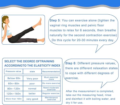 Miniatura 5 de Lady Kegel - Ejercitador  Tecnología Auto Kegel  con sonda para control de vejiga y suelo pélvico  Tónico muscular y fortalecimiento para mujeres y