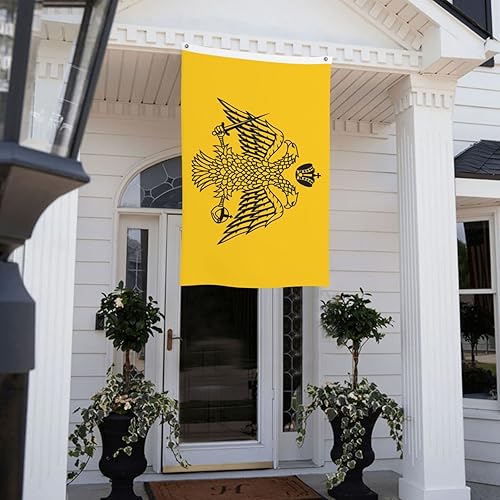 Miniatura 7 de Bandera de doble cara de la iglesia ortodoxa griega de 3 x 5 pies, bandera de decoración al aire libre, bandera ligera para fiestas en el hogar,