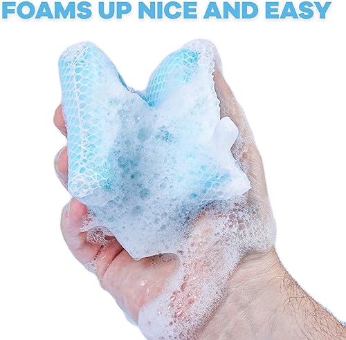 Miniatura 2 de NuValu Esponjas de malla multiusos para limpieza de cocina, esponjas de colores surtidos (paquete de 6)