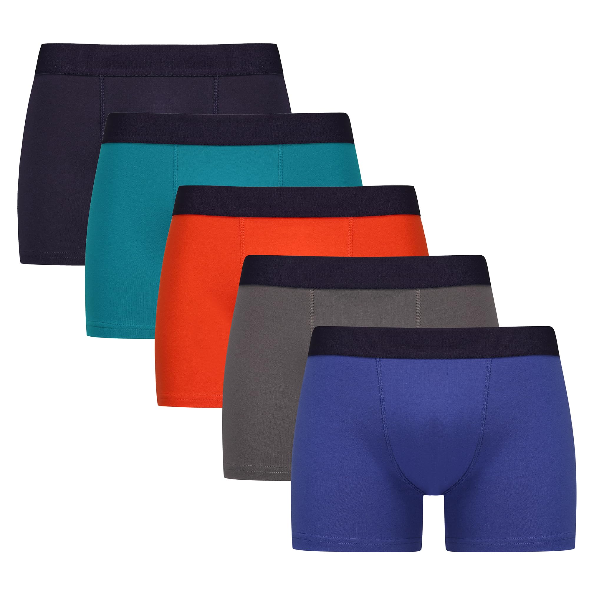 The Essentials Wardrobe Men's Mids Tew 5 Pack Boxer - Medium