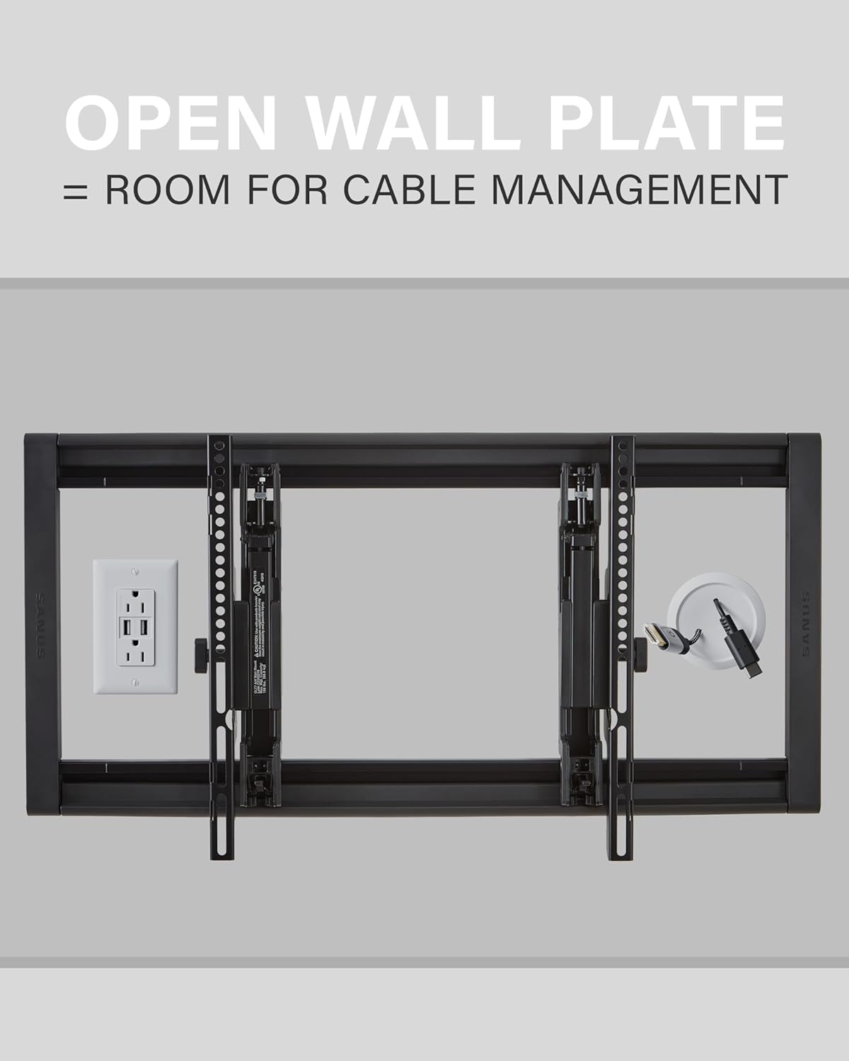 SANUS Tilting TV Wall Mount for 42" to 90" TVs - Low Profile & Universal Design - Fight Screen Glare - Easy 3-Step DIY - Image 8