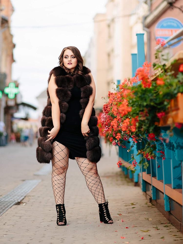 plus size oversized fishnet tights