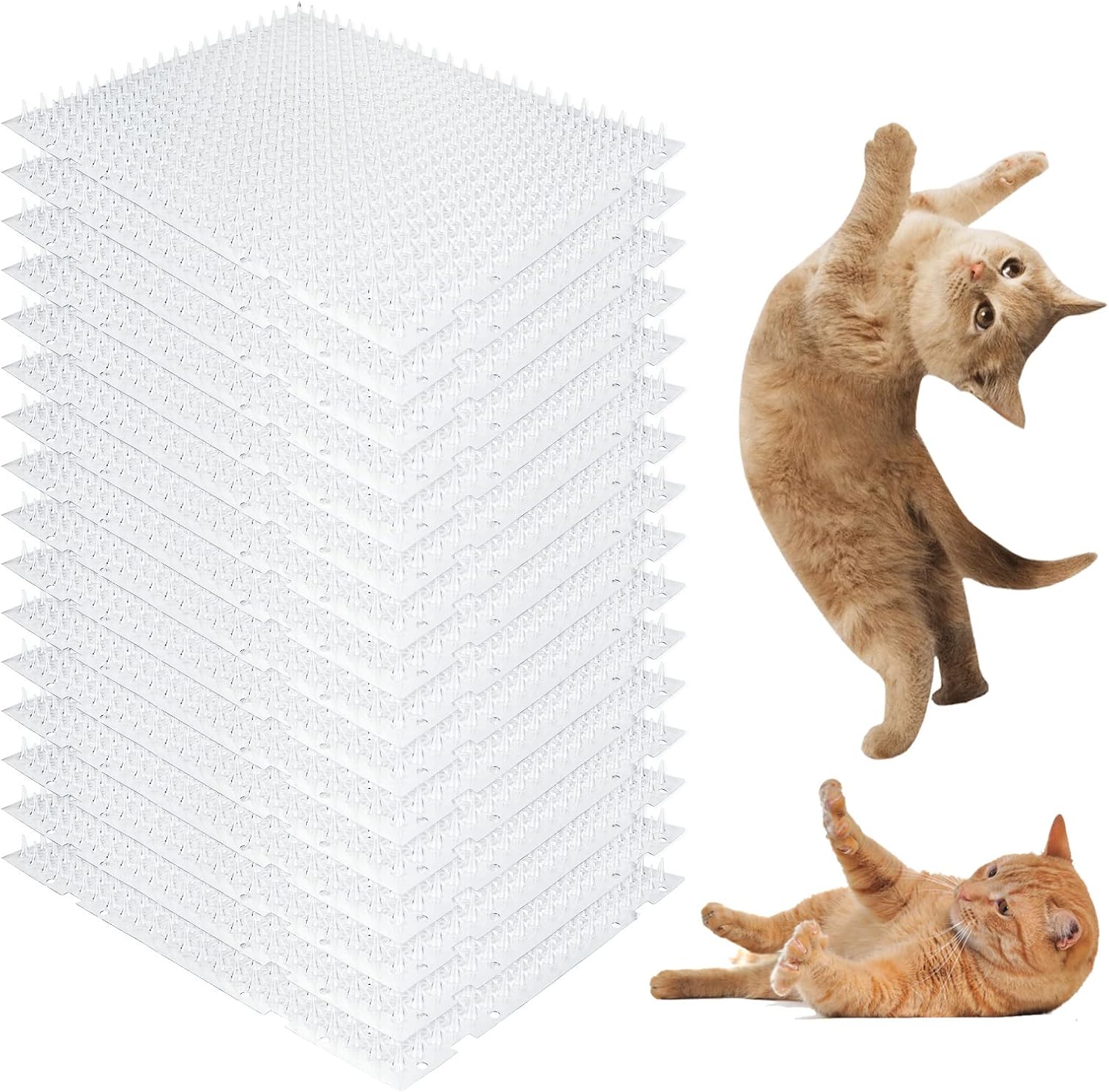 SENENQU 12 Pack Scat Mat for Cats 16 x 13 Inch Cat