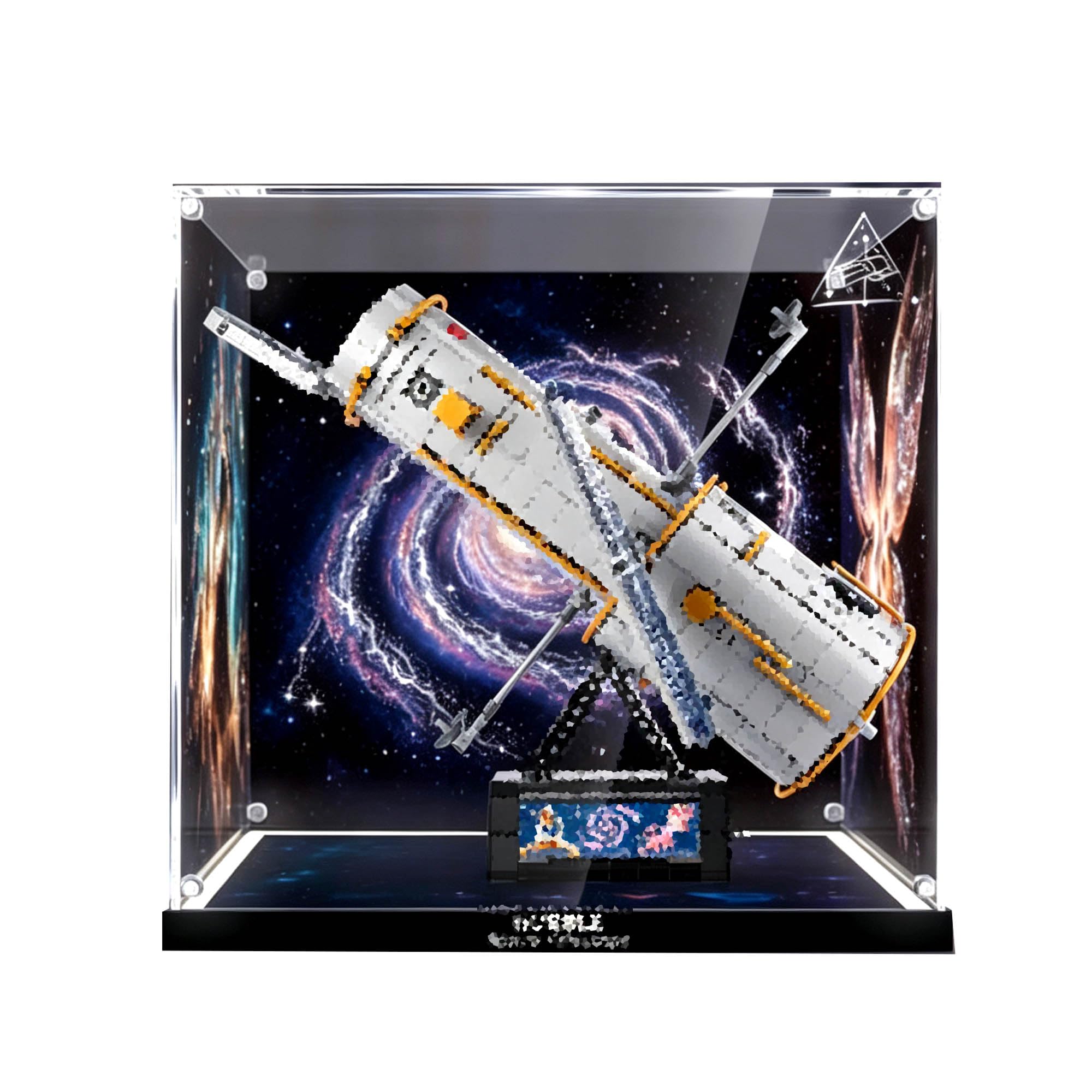 Vetrina compatibile con set di telescopi spaziali Le-go 11382