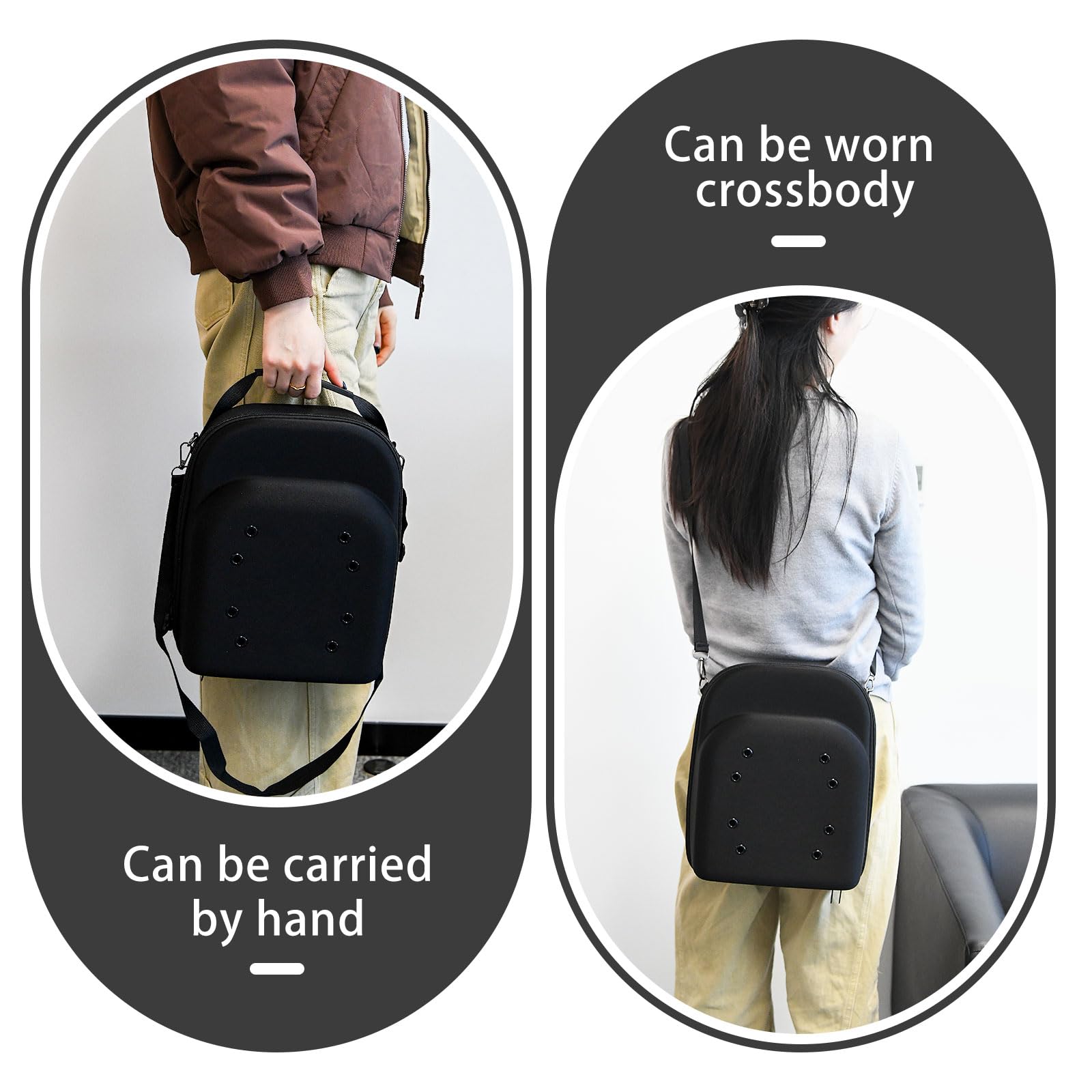 Coperchi Cappello Custodia Da Viaggio Spalla Regolabile Baseball Cap Carrier Cappello Borsa di stoccaggio per 6 Cappelli per Viaggio