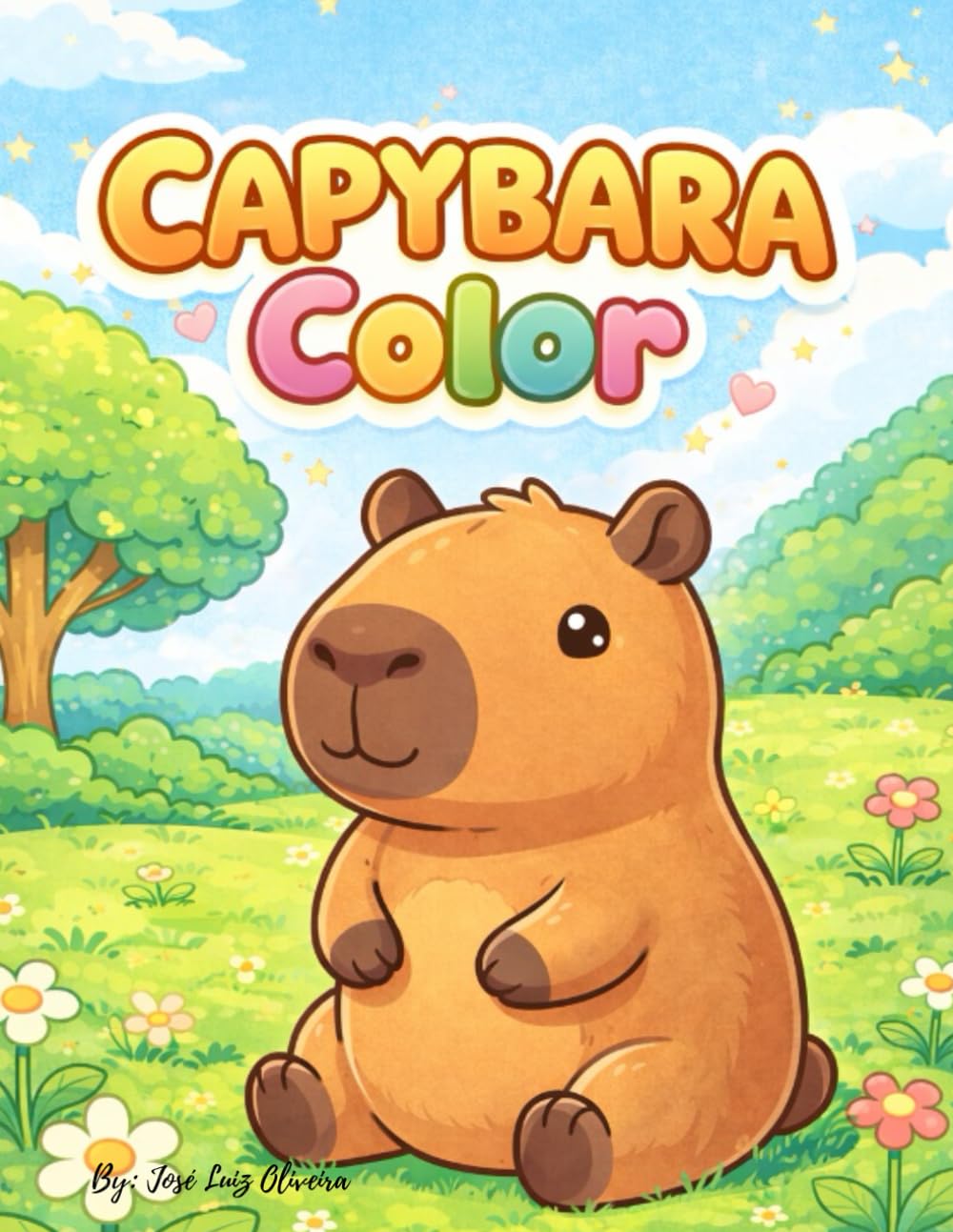 Capybara Color: Coloring Book