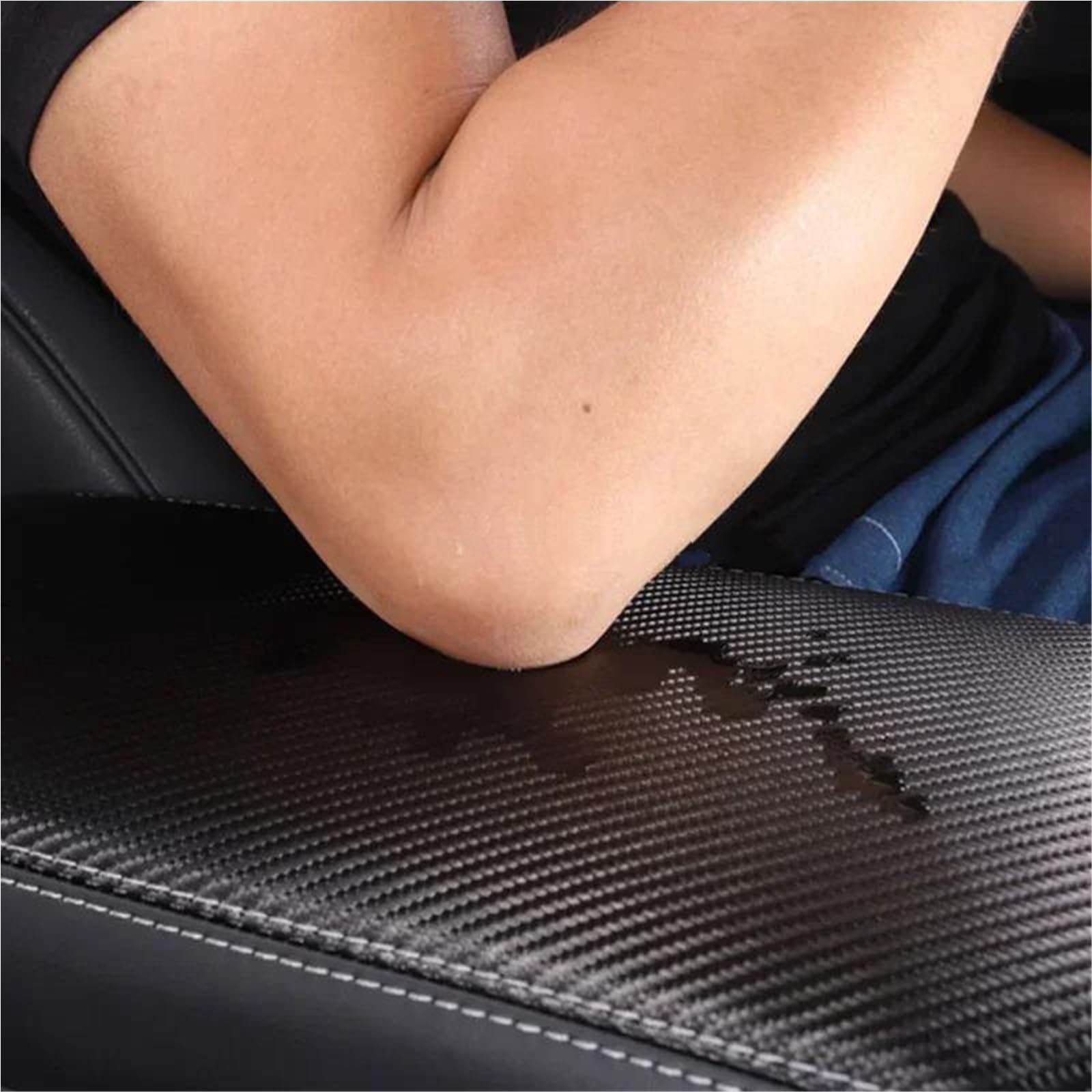 Copri bracciolo per XC90 2004-10 11 12 13 (nero)