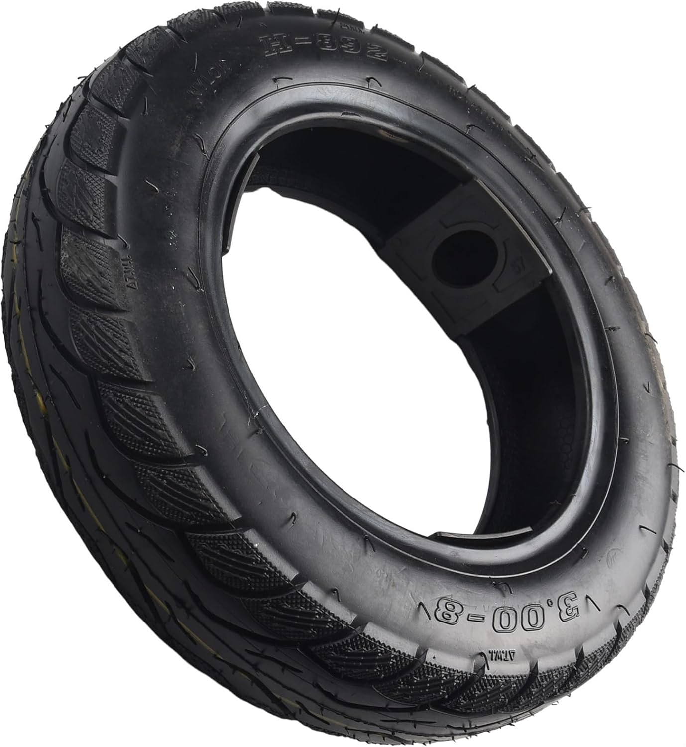 3.00-8 Tubeless Tire, Vacuum Tyre Replacement Rubber Tire for Electric Scooter-Mini Motorcycle Trolley Front and Rear