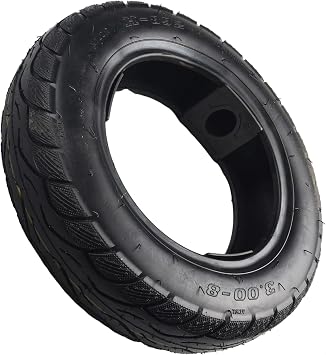 3.00-8 Tubeless Tire, Vacuum Tyre Replacement Rubber Tire for Electric Scooter-Mini Motorcycle Trolley Front and Rear