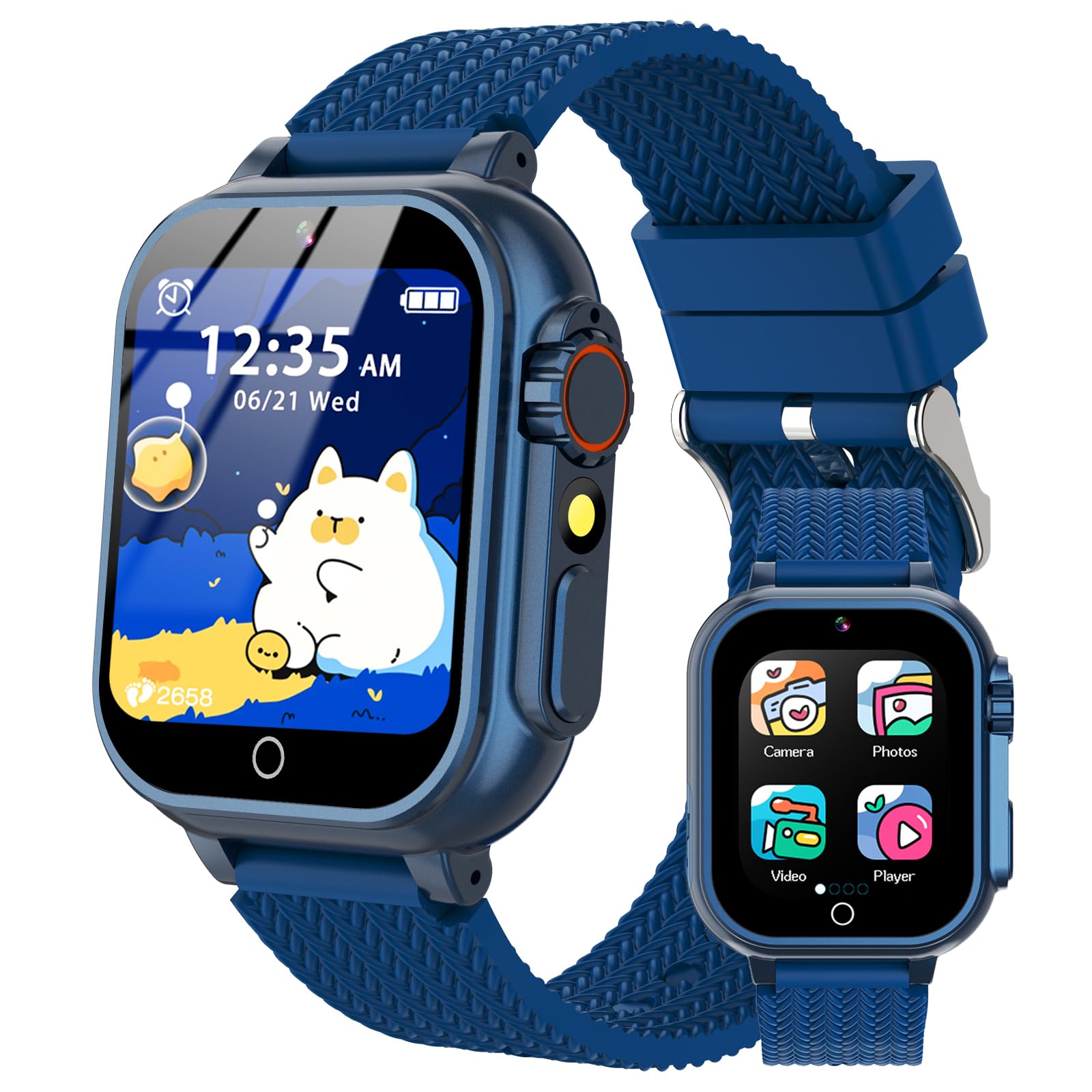 Smart Watch for Kids HD Touchscreen 32 Games Camera Music Player Alarm Boys