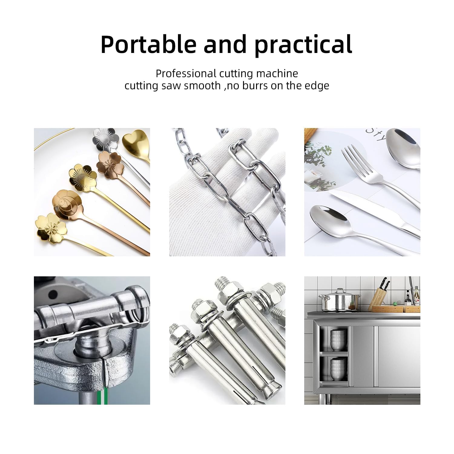 Barre piatte in acciaio inossidabile 304 5x10x300 mm finitura spazzolata per cucina e artigianato