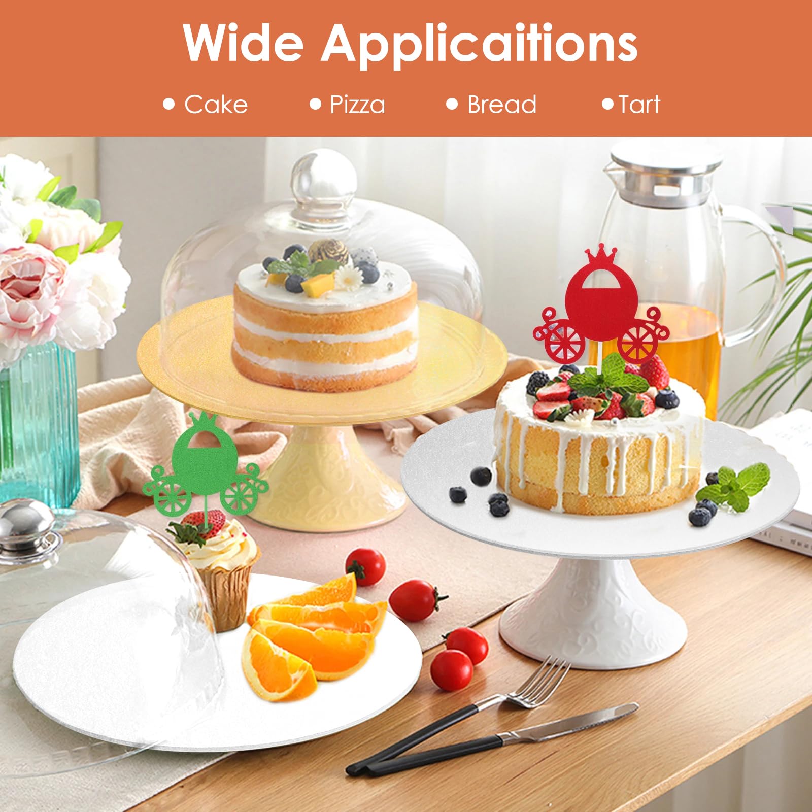 Cakeboard - taart onderbord kopen - 20 cm rond