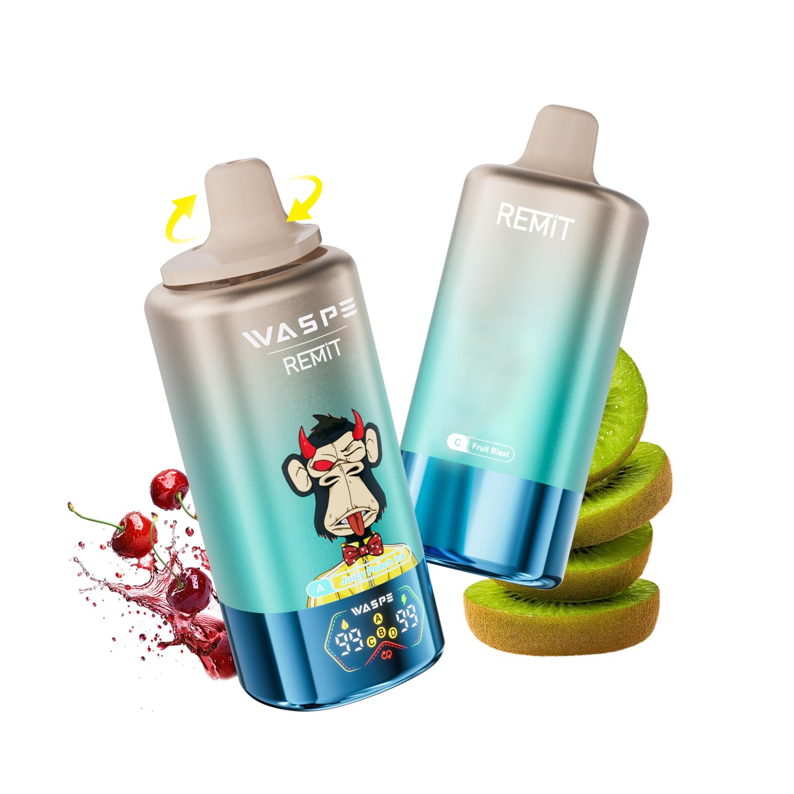 Amazon | 【100K回】WASPE×REMIT 電子タバコ 使い捨て VAPE 100000回