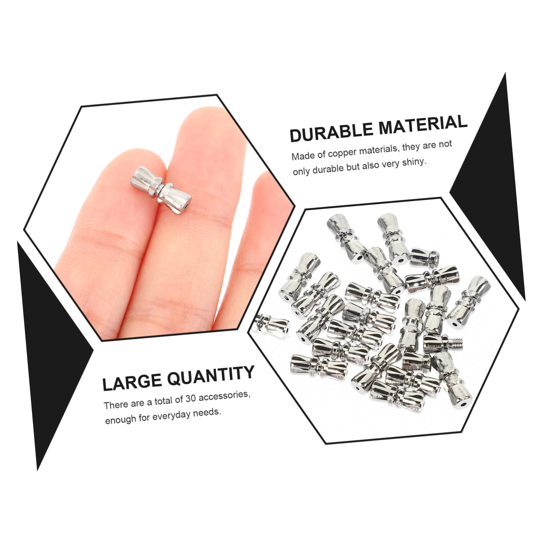 ARTIBETTER 5 Set Chiusure Per Gioielli Da Fibbia Per Collane E Bracciali Accessori Per Creazioni Artigianali Resistente E Leggero 30 Pezzi*5