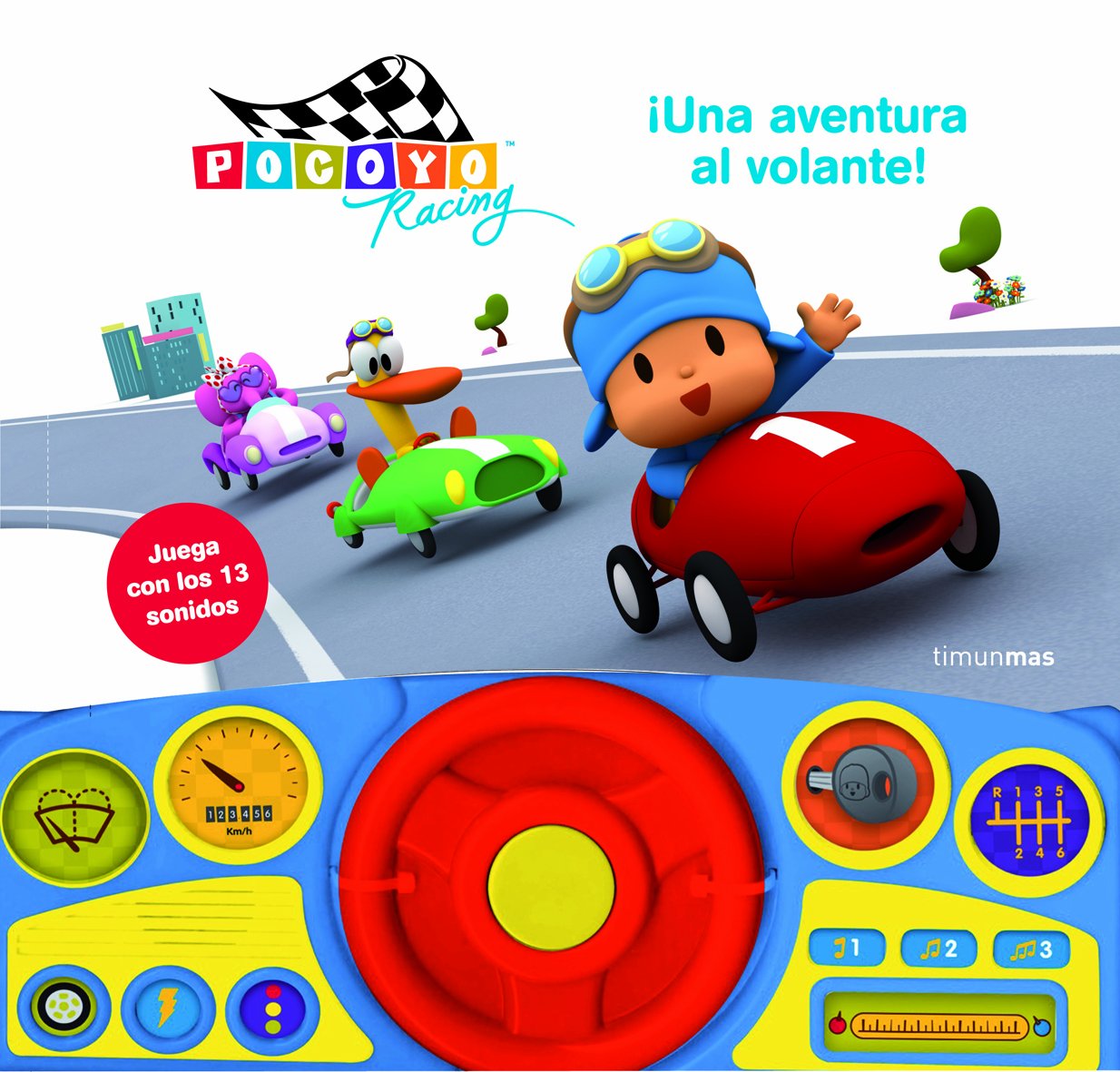 Pocoyó. ¡Una aventura al volante!: Libro coche