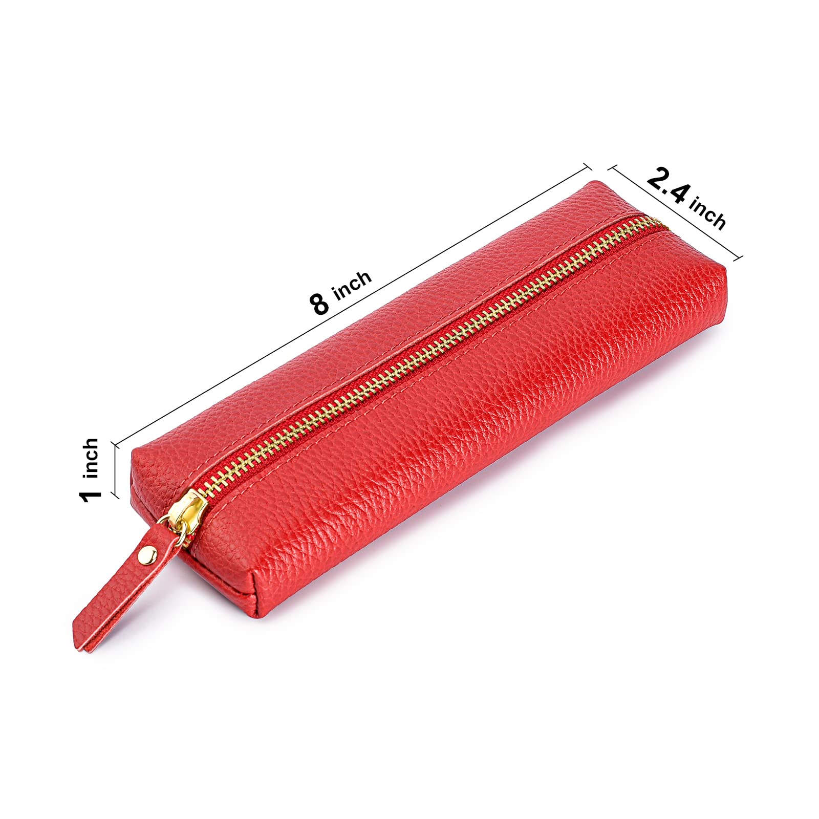 財布・ケース・小物入れ room no.6 pouch pen case Amazon.com: Sluxa Genuine leather pen case, Cowhide red pencil