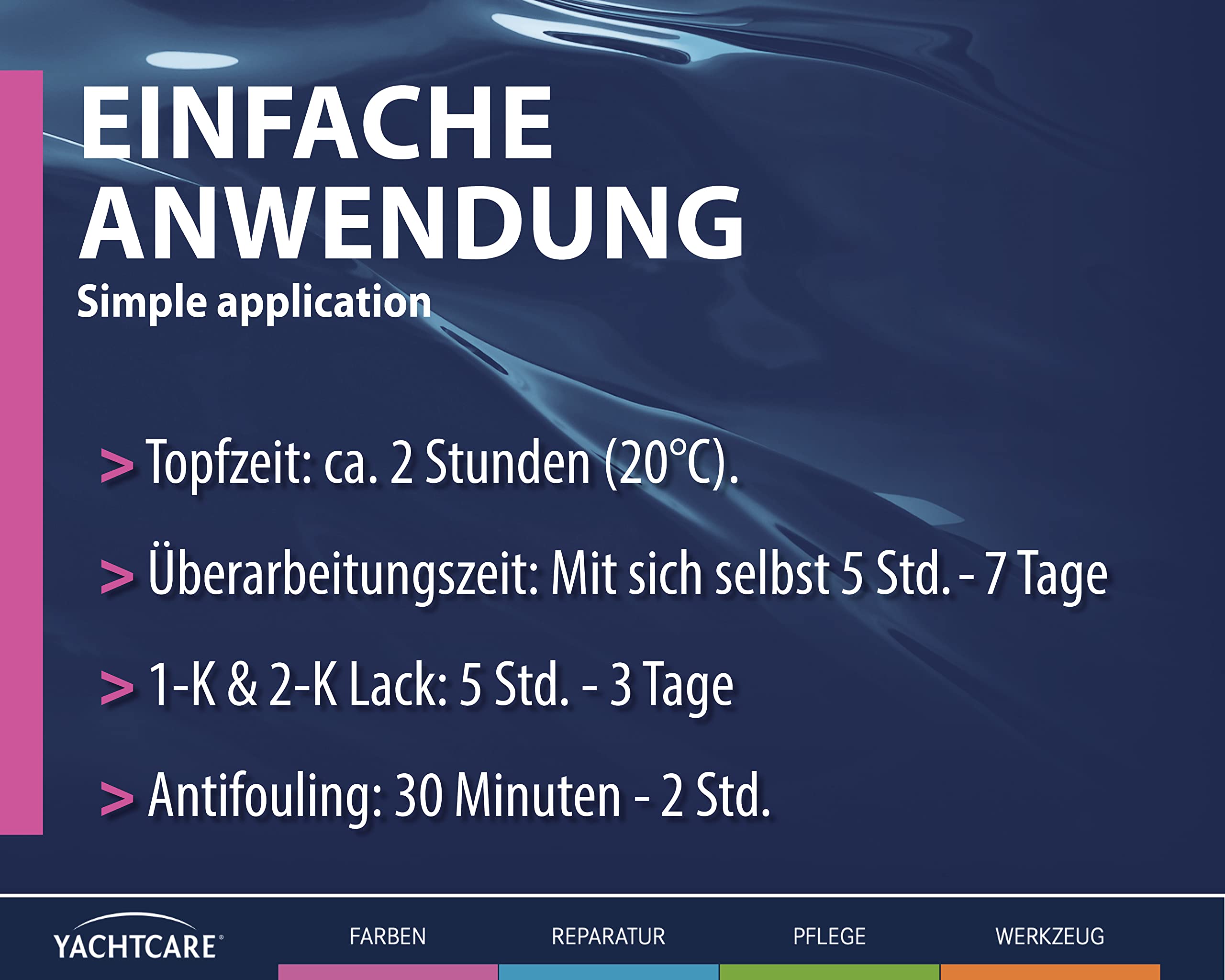 Yachtcare 2-K Epoxy Primer | 2,25L | Weiß | 2-Komponenten Epoxid Grundierung für Antifouling und Lacksysteme | Osmoseschutz