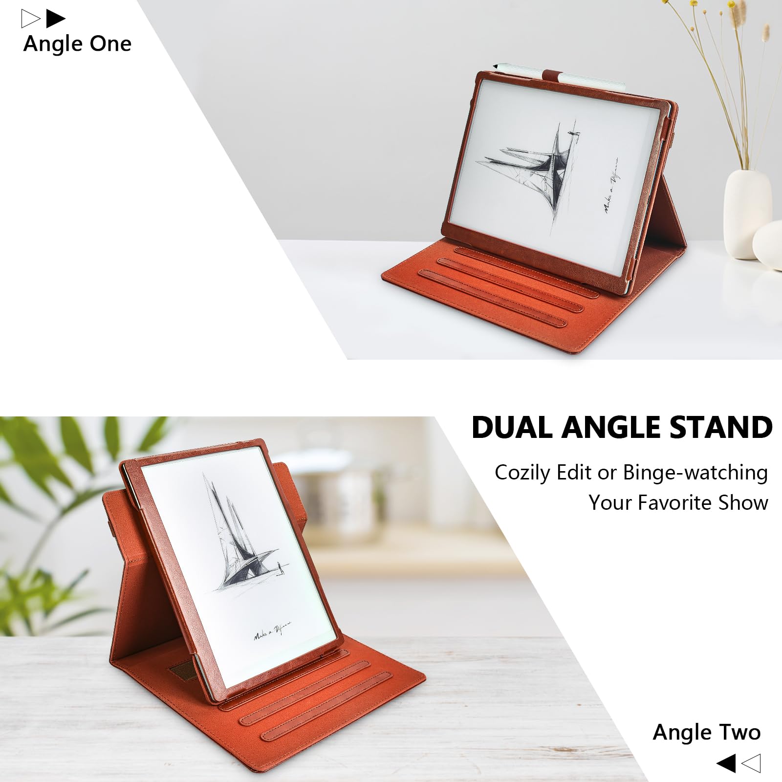 BOOX Tablet Go 10.3　ペン、ケース付き Amazon.com: E NET-CASE Case for Onyx Boox GO 10.3