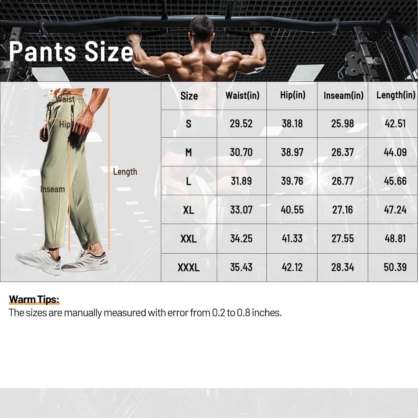 Hidkat Lot de 3 pantalons de jogging à séchage rapide pour homme pour la course et l'entraînement à la salle de sport - Pantalon de jogging léger et extensible avec poches zippées