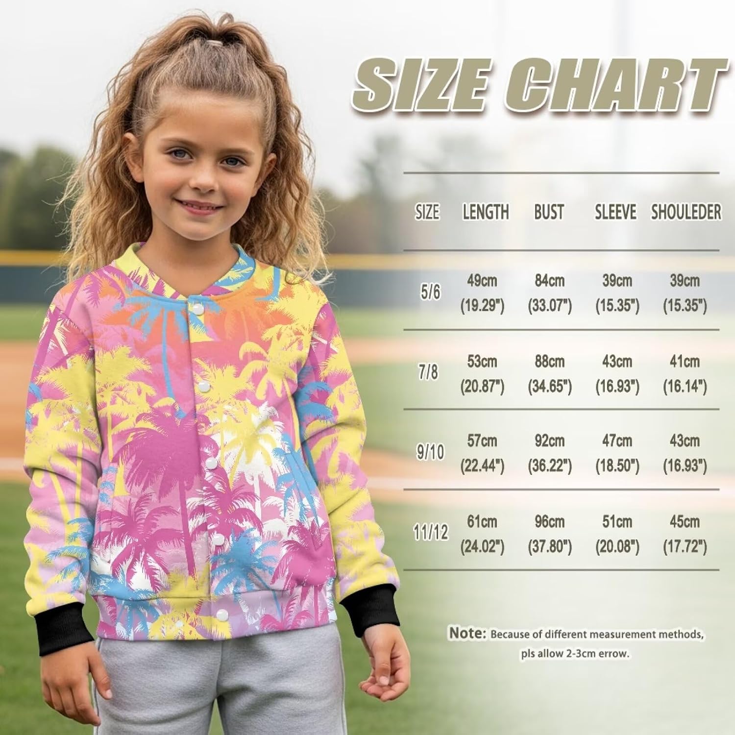 ZFRXIGN Funny Jacket for Kids Size 5-12 Button up Cardigan School Uniform Baseball Jacket