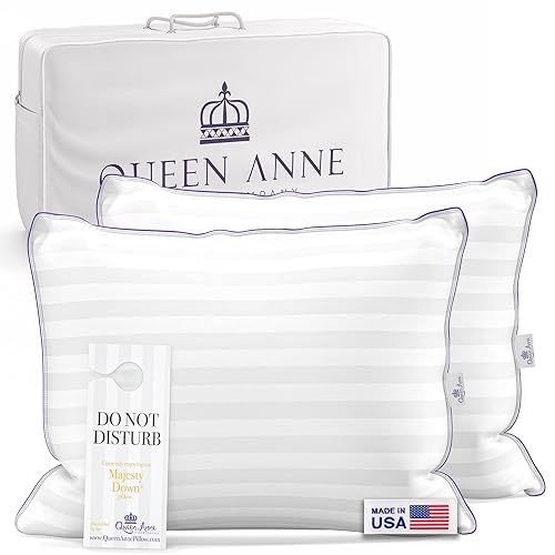 Queen Anne Hotel Collection Standard Size Bed Pillow 2 Pack