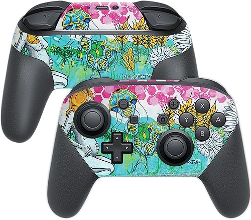Miniatura 32 de MightySkins Skin compatible con Nintendo Switch Pro Controller – Rompecabezas de peces de acción Funda protectora de vinilo duradera y única