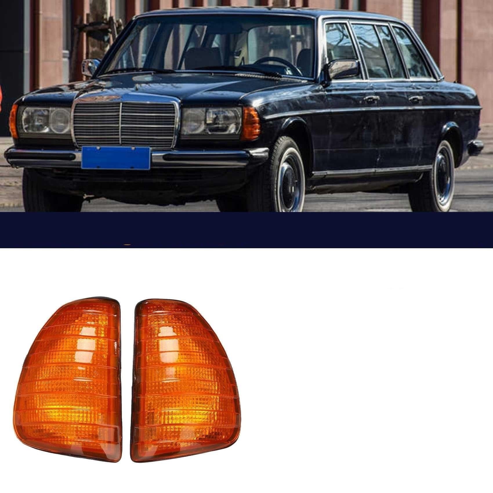 intermitentes laterales Compatible Con Mercedes Para Benz W123 1976 1977 1978 1979 1980 1981 1982 1983 1984 Indicador De Señal De Giro Del Coche Lámpara De Luz De Esquina Intermitente Del Coche