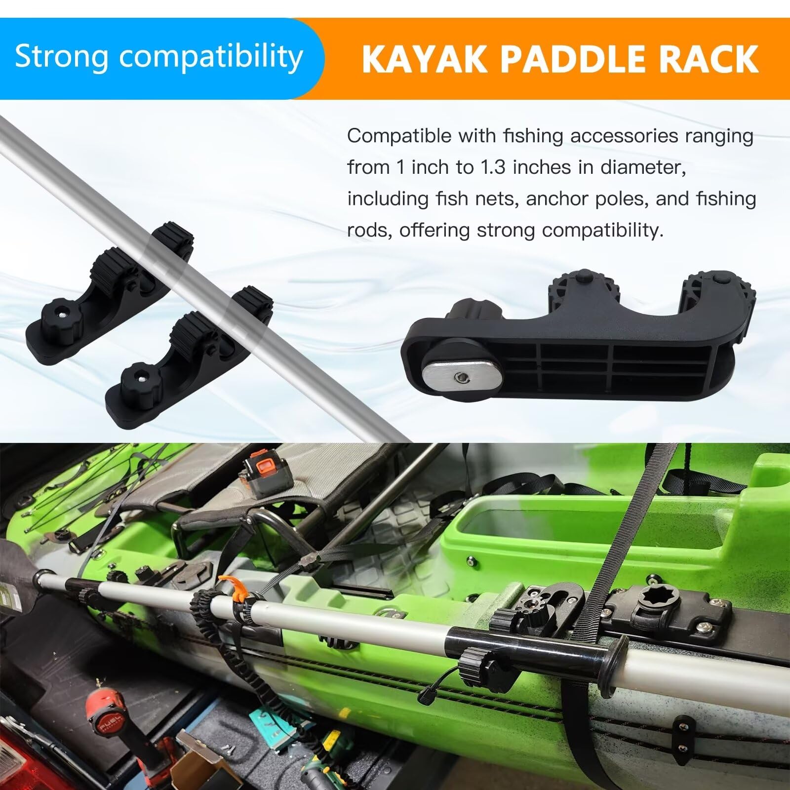 Soporte Para Remo Y Accesorios De Pesca Para Kayak | Envío Gratis