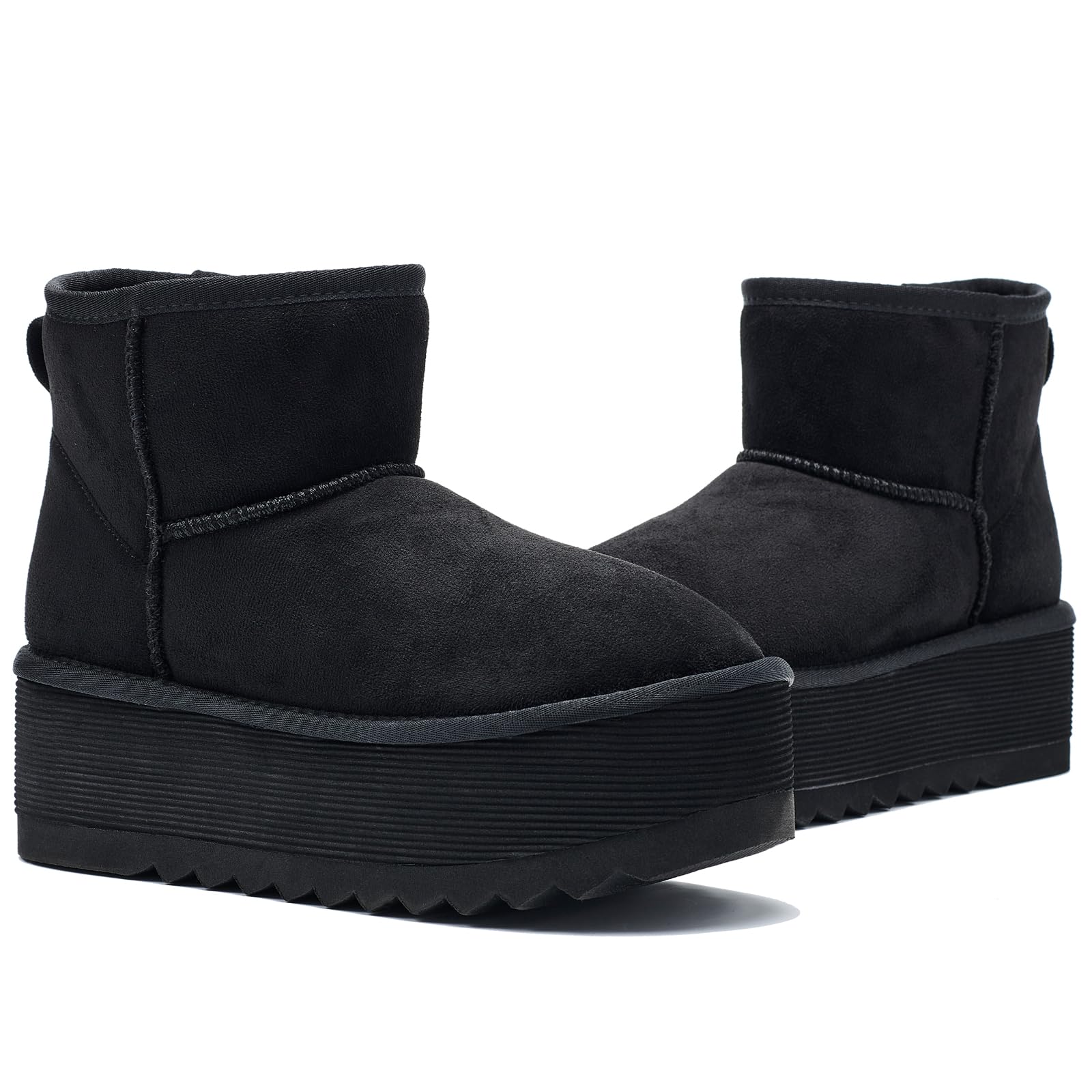 Shenduo Mujer Invierno Botines Nieve y Suela Gruesa