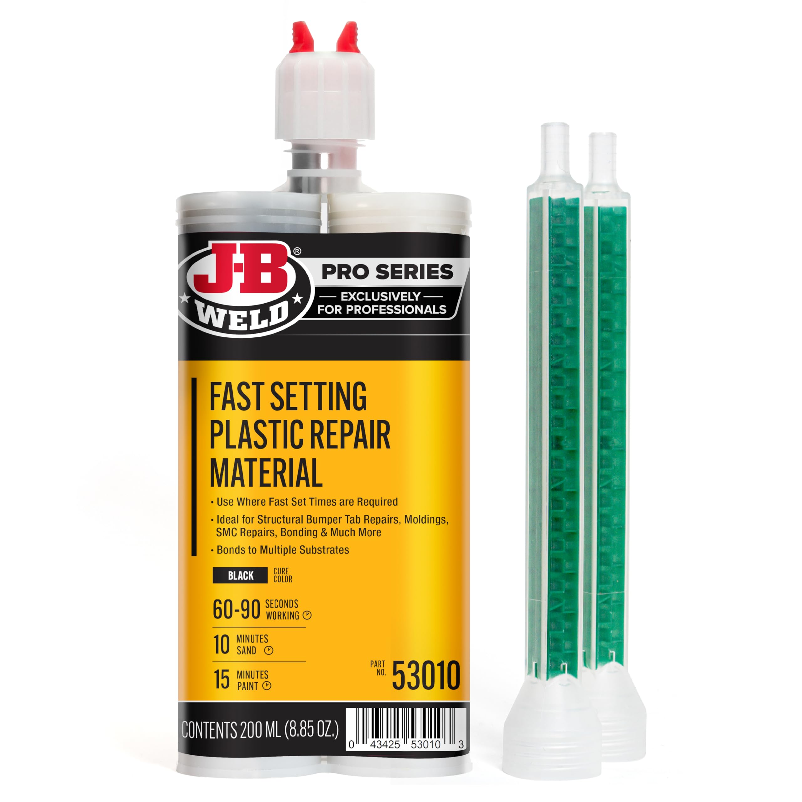 Réparation plastique J-B Weld à réglage rapide 200 ml avec 2 mélangeurs - 7