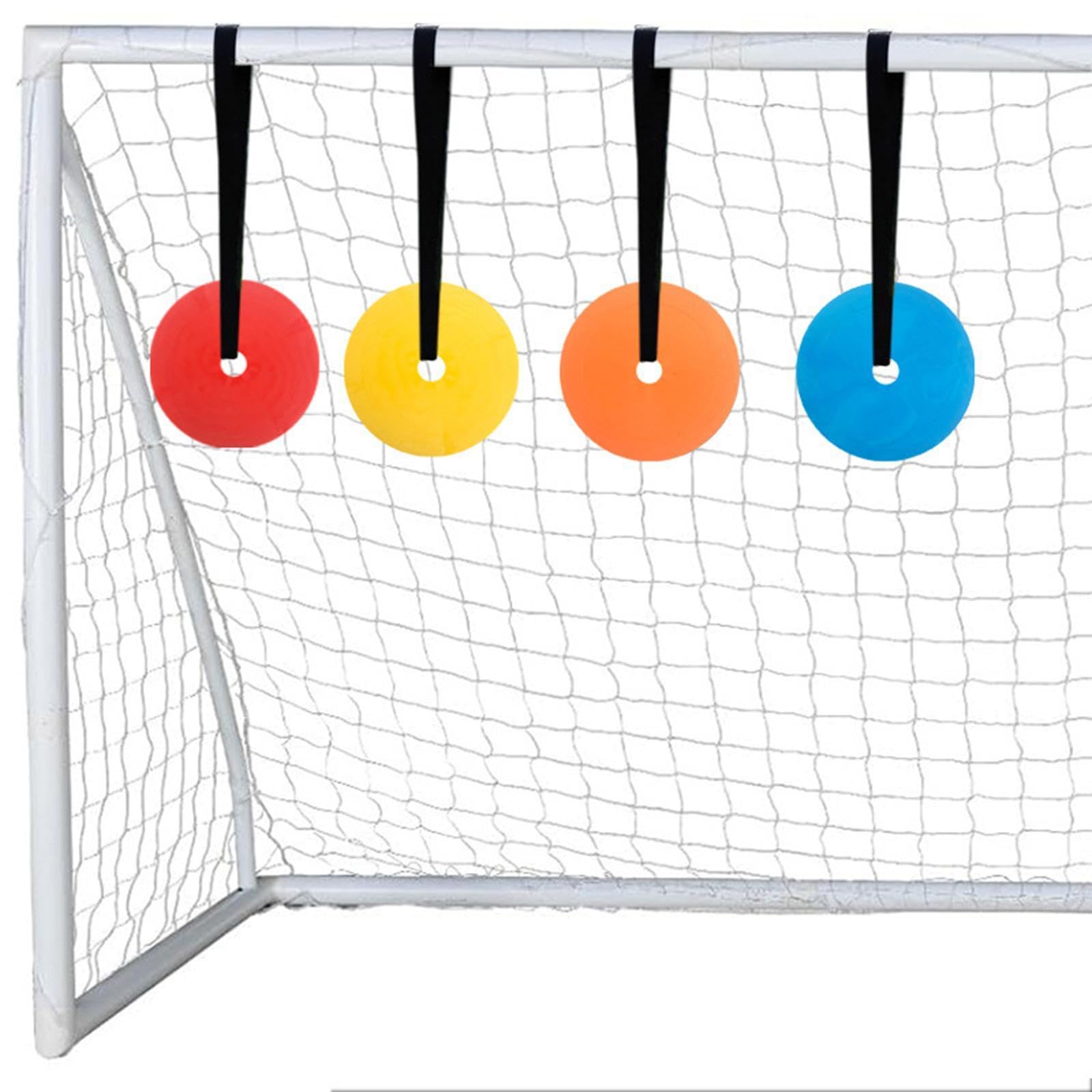 Colaxi Football Training Target Football Training Target Board Multipurpose Practice Hockey Target Plates for Outdoor Sports, Yellow