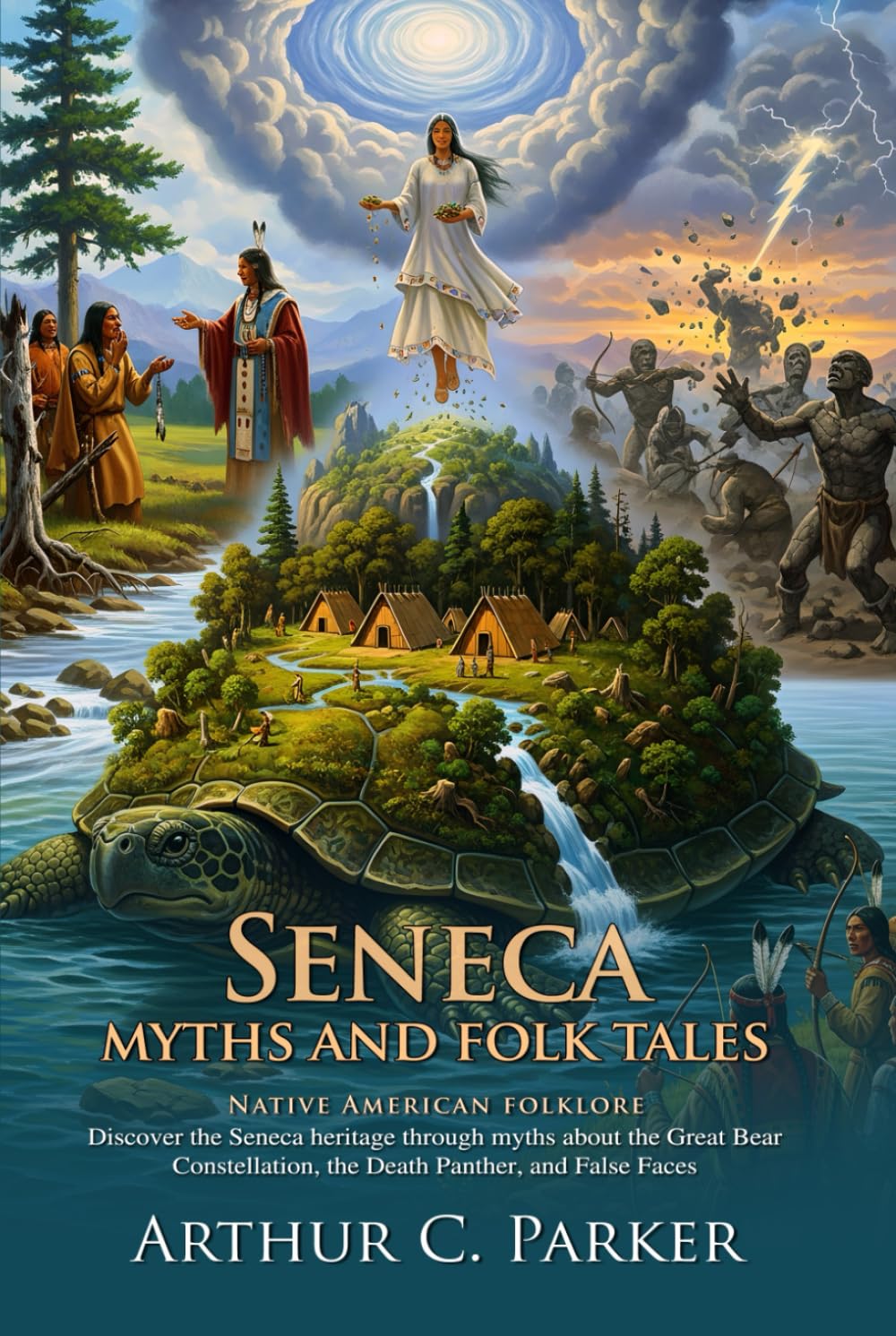 Seneca myths and folk tales: Ancient Stories of Magic and Meaning: A journey into Seneca beliefs and origin tales – Illustrated Edition with Author Biography