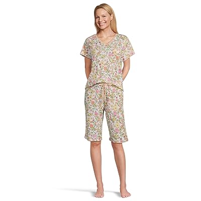 Karen Neuburger Novelty Short Sleeve Bermuda Pajama Set Women