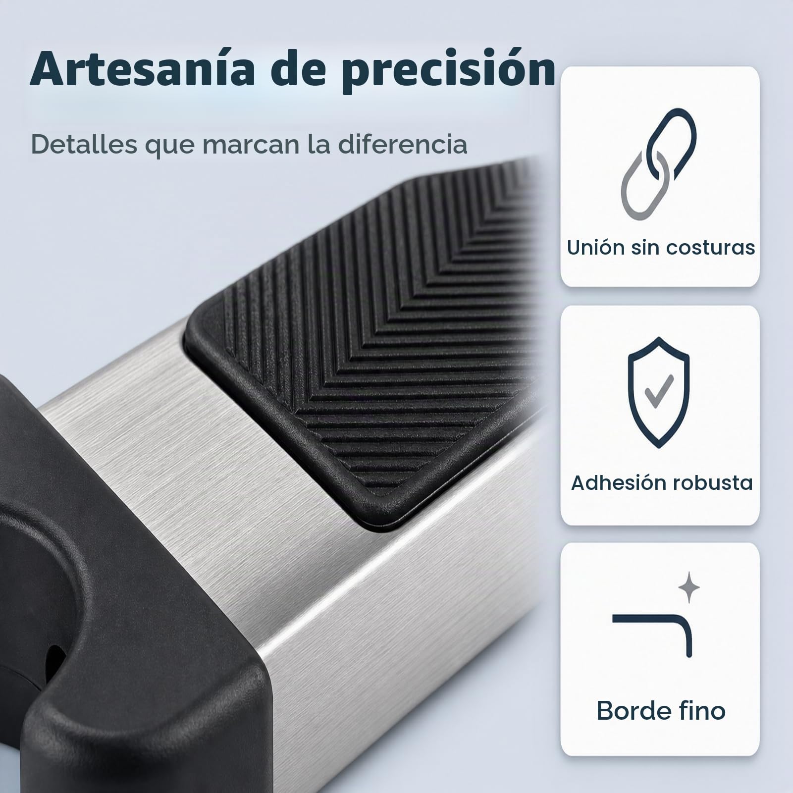 Escalones de Escalera para Piscina, Reemplazo de Escalones de Escalera para Piscina con Almohadilla de Goma Antideslizante Pedal Engrosado de Acero Inoxidable para Piscina de
