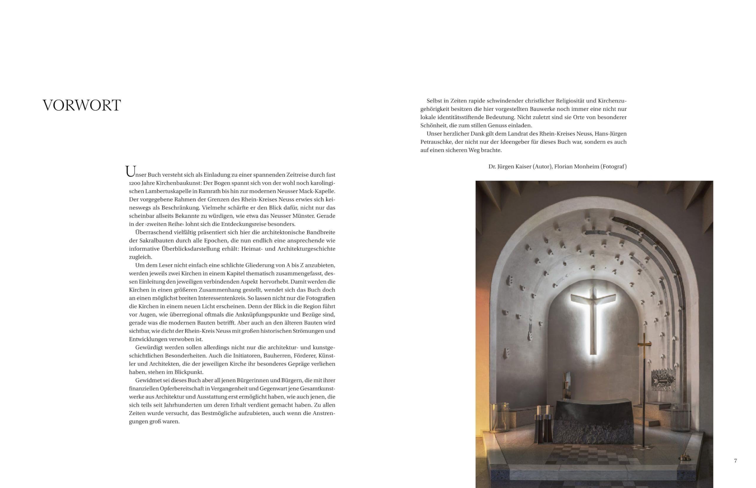Pracht und Purismus: Die schönsten Kirchen, Klöster und Kapellen im Rhein-Kreis Neuss. 25 unterschätzte Kulturdenkmäler, von romanischen Kirchen bis hin zu modernen Kirchenbauten